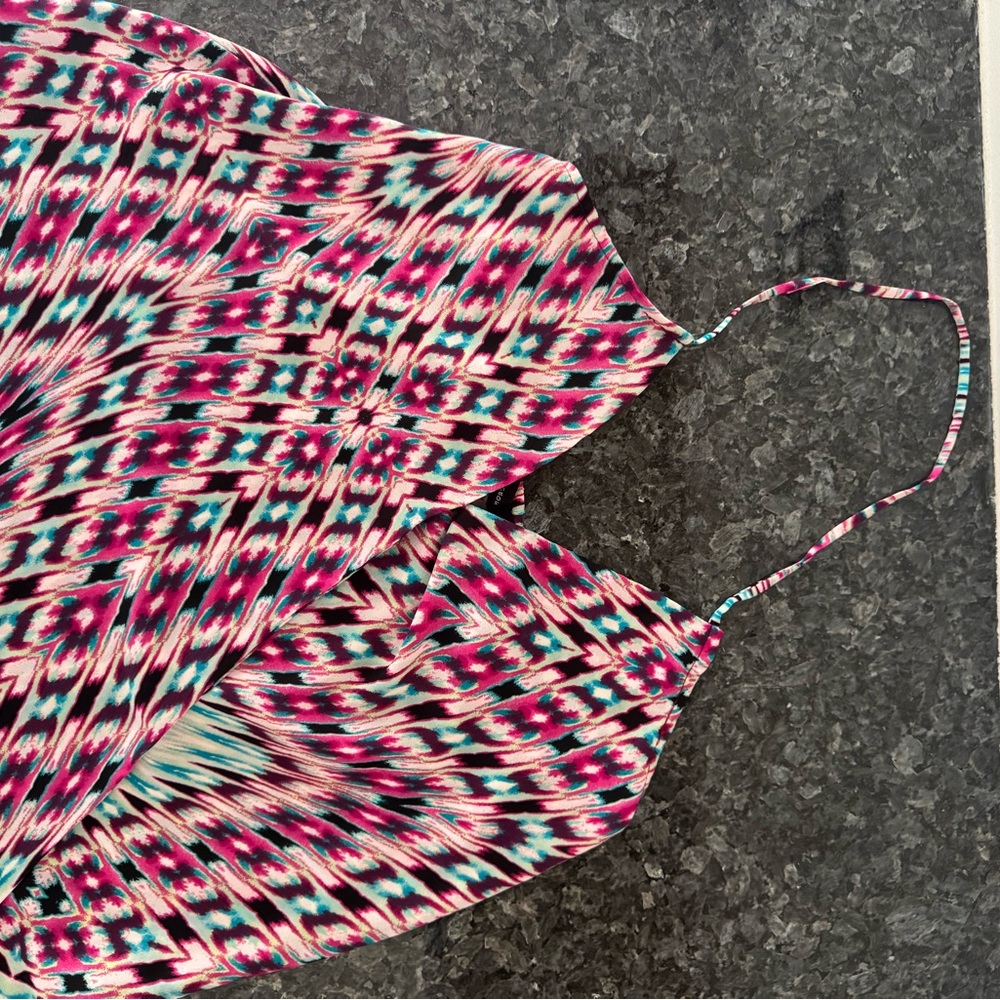 Vibrant Halter Neck shirt